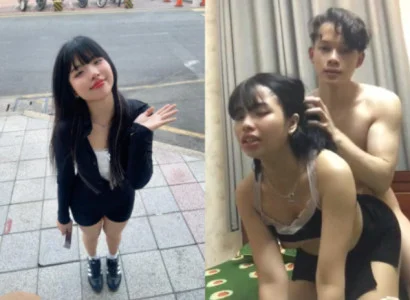 cô nàng gợi cảm chén và hết mình